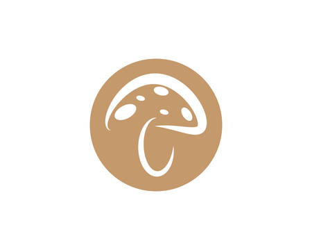 Mushroom icon illustration designのイラスト素材