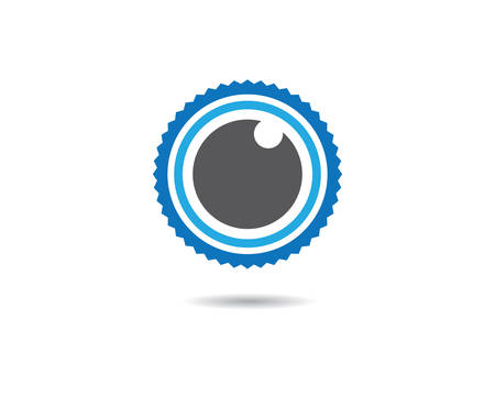 Branding identity corporate eye care vector logo designのイラスト素材