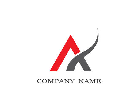 A letter logo vector icon illustration designのイラスト素材