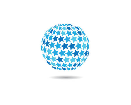 Global logo vector icon illustration designのイラスト素材
