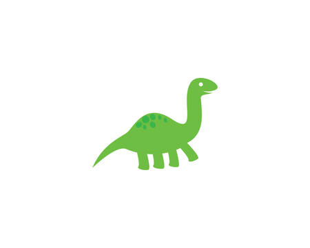 Brontosaurus logo template vector icon illustration designのイラスト素材