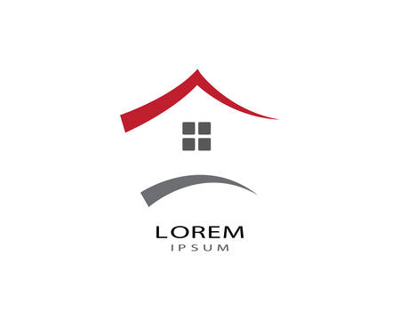 Property logo template vector icon illustration designのイラスト素材