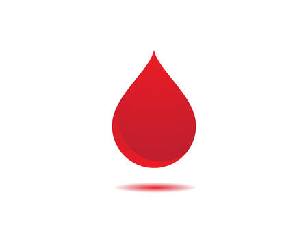 Blood logo template vector icon illustration designのイラスト素材