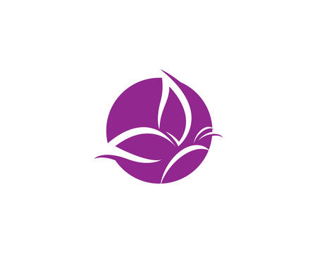 Butterfly logo template vector icon illustration designのイラスト素材
