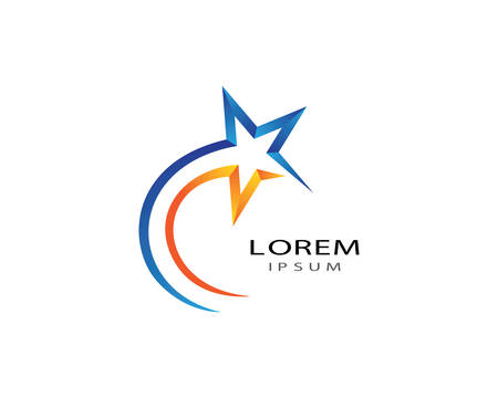 Star logo template vector icon illustration designのイラスト素材