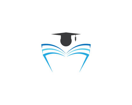 Education logo template vector icon illustration designのイラスト素材