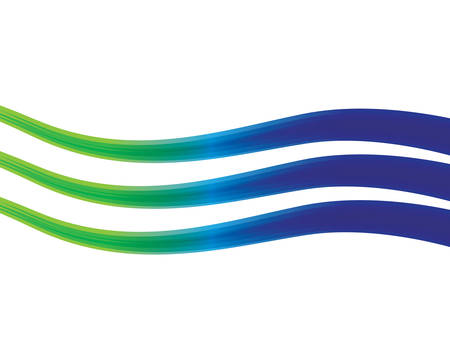 Wave line vector icon illustration designのイラスト素材