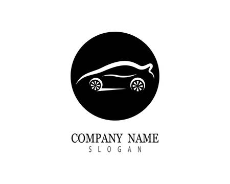 Auto car logo template vector icon illustration designのイラスト素材
