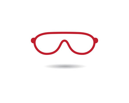 Glasses vector symbol icon illustration designのイラスト素材