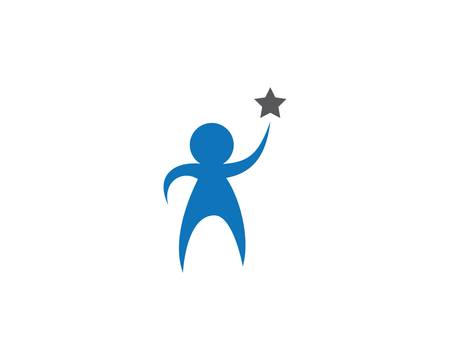 Take a star icon illustrationのイラスト素材
