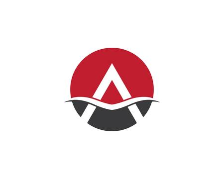 A letter logo vector icon illustration designのイラスト素材