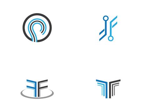 Abstract logo template vector icon illustration designのイラスト素材