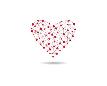 Love logo template vector icon illustration designのイラスト素材
