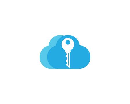 Key logo template vector icon illustration designのイラスト素材