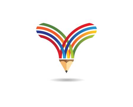 Pencil symbol vector icon illustration designのイラスト素材