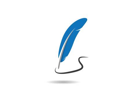 Feather symbol vector icon illustration designのイラスト素材