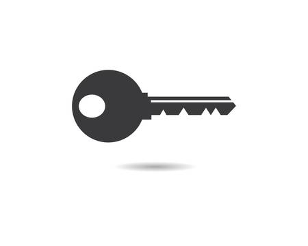 Key logo template vector icon illustration designのイラスト素材