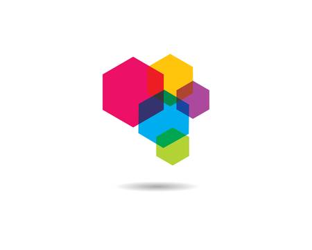 Bubble logo template vector icon illustration designのイラスト素材