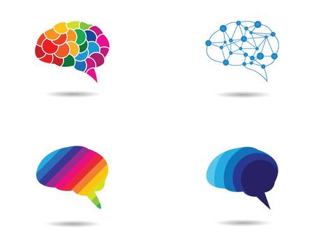 Brain symbol vector icon illustrationのイラスト素材