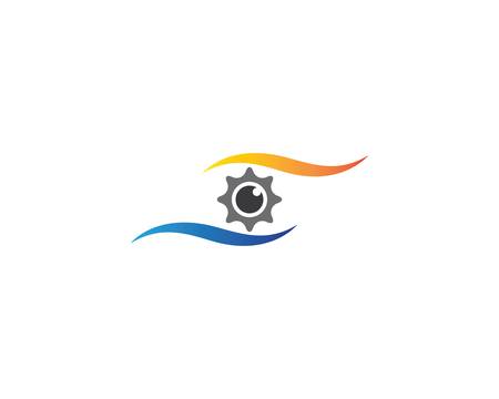 Eye symbol vector icon illustration designのイラスト素材