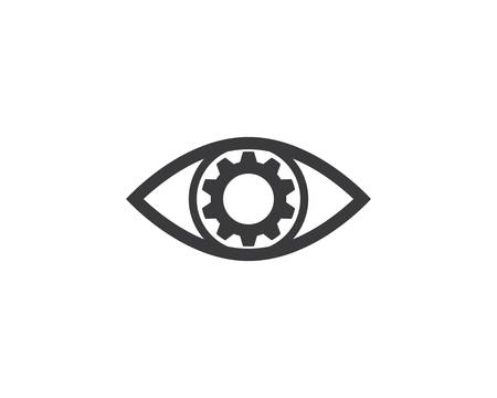 Eye symbol vector icon illustration designのイラスト素材