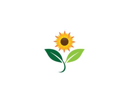 Sunflower symbol illustration designのイラスト素材