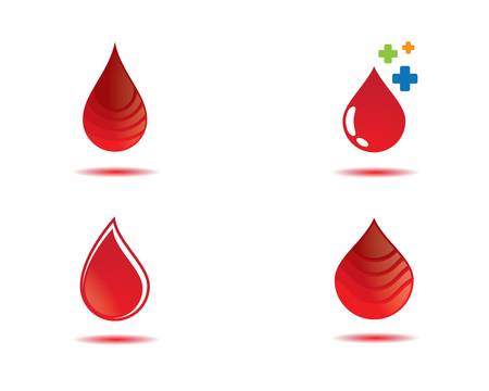 Blood vector icon illustration designのイラスト素材