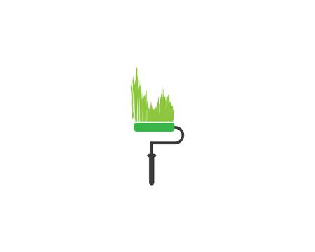 Paintbrush symbol illustration vector iconのイラスト素材