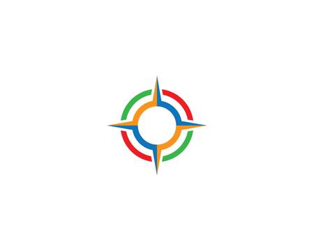 Compass symbol vector icon illustrationのイラスト素材