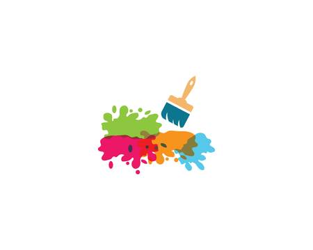 Paintbrush symbol illustration vector iconのイラスト素材