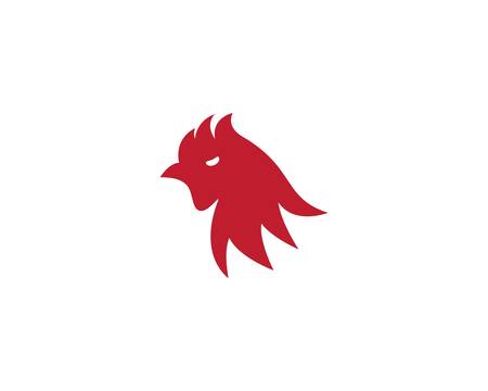 Rooster vector icon illustration designのイラスト素材