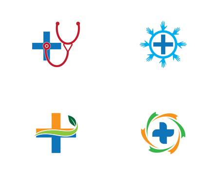 Medical cross vector icon illustration designのイラスト素材