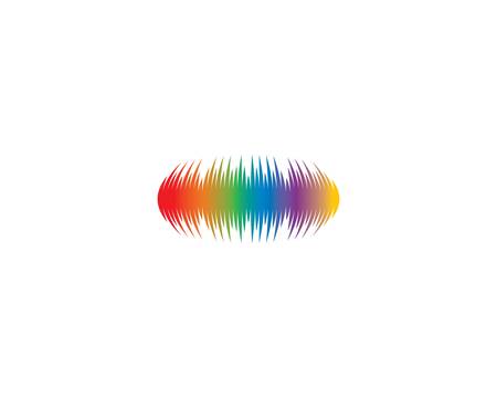 Sound wave vector icon illustration designのイラスト素材