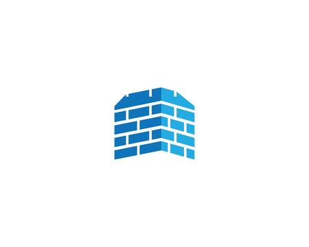 Pile of bricks symbol illustrationのイラスト素材