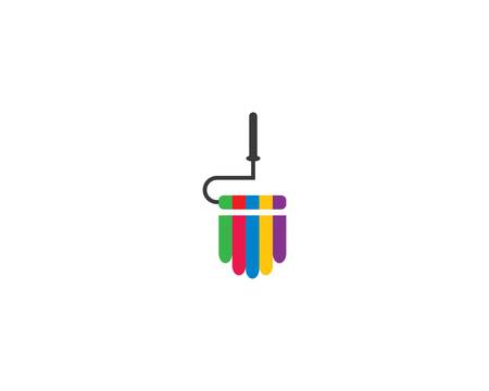 Paintbrush symbol illustration vector iconのイラスト素材