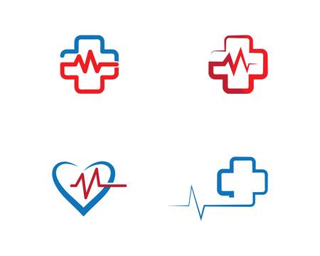 Medical cross vector icon illustration designのイラスト素材