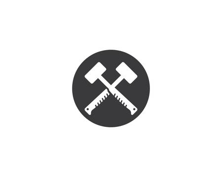 Hammer symbol vector icon illustrationのイラスト素材