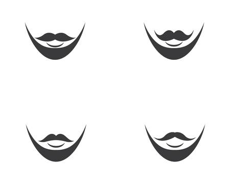 Mustache icon vector illustrationのイラスト素材