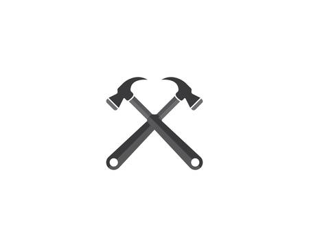 Hammer symbol vector icon illustrationのイラスト素材