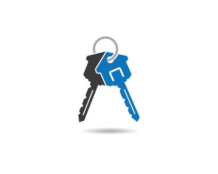 House key symbol illustrationのイラスト素材