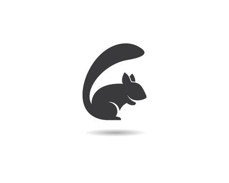 Squirrel vector icon illustration designのイラスト素材