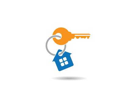 House key symbol illustrationのイラスト素材