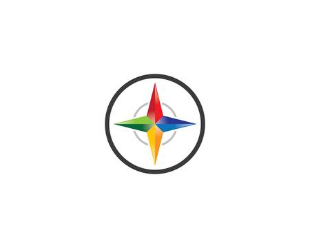 Compass symbol vector icon illustrationのイラスト素材