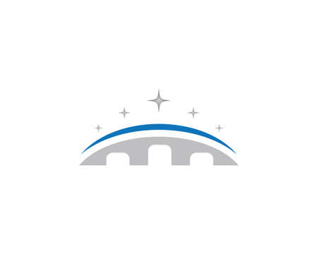 Bridge symbol illustration designの写真素材
