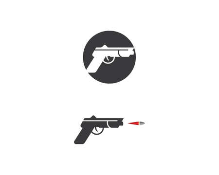 Gun icon vector illustration designの写真素材