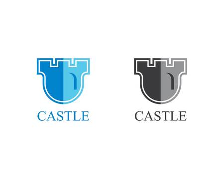 Castle symbol vector icon illustration designのイラスト素材