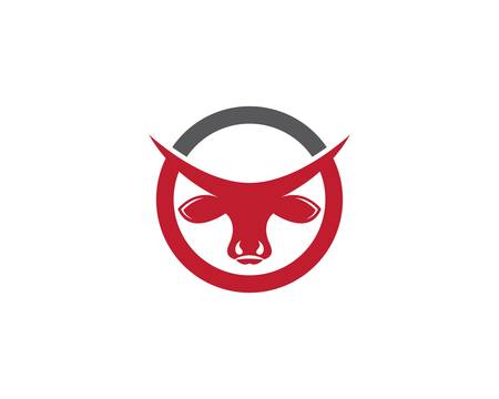 Bull head vector icon illustrationのイラスト素材