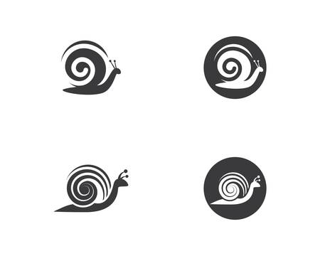 Snail vector icon illustration designのイラスト素材