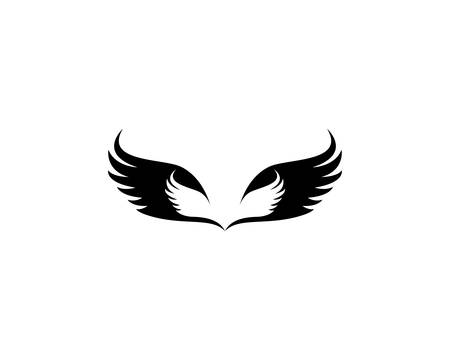 Wing vector icon illustration designのイラスト素材