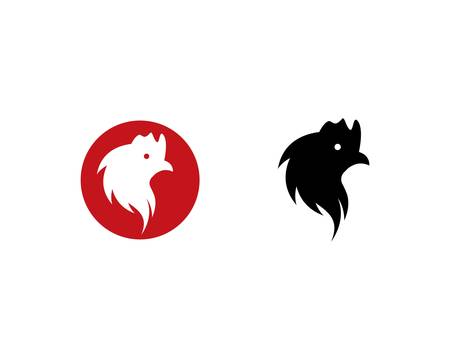 Rooster vector icon illustration designのイラスト素材
